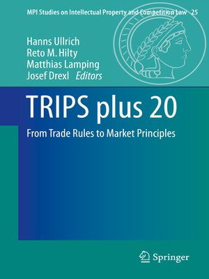 cover image of TRIPS plus 20